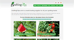 Desktop Screenshot of graftingclips.com